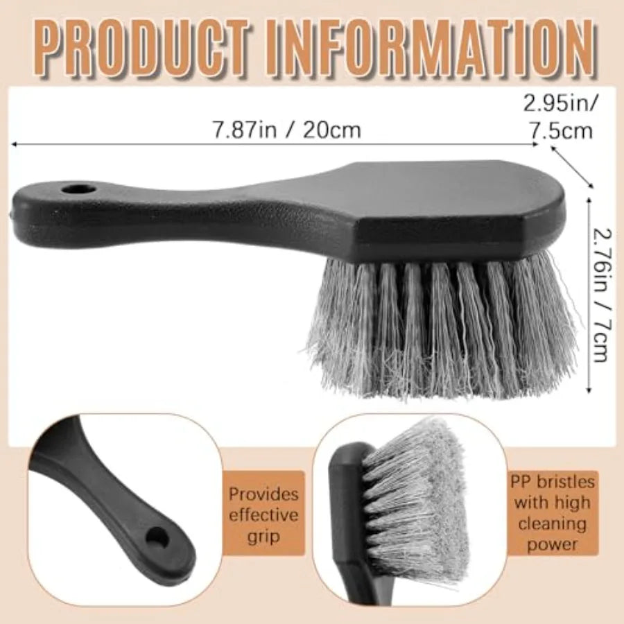 Stiff Bristle Bird Bath Cleaning Brush With Ergonomic Handle