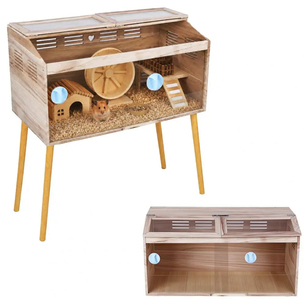 Chew Proof Wooden Hamster And Guinea Pig Cage With Legs