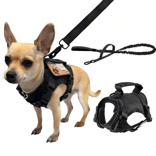 Petavel Tactical Puppy Harness With Adjustable Nylon Leash