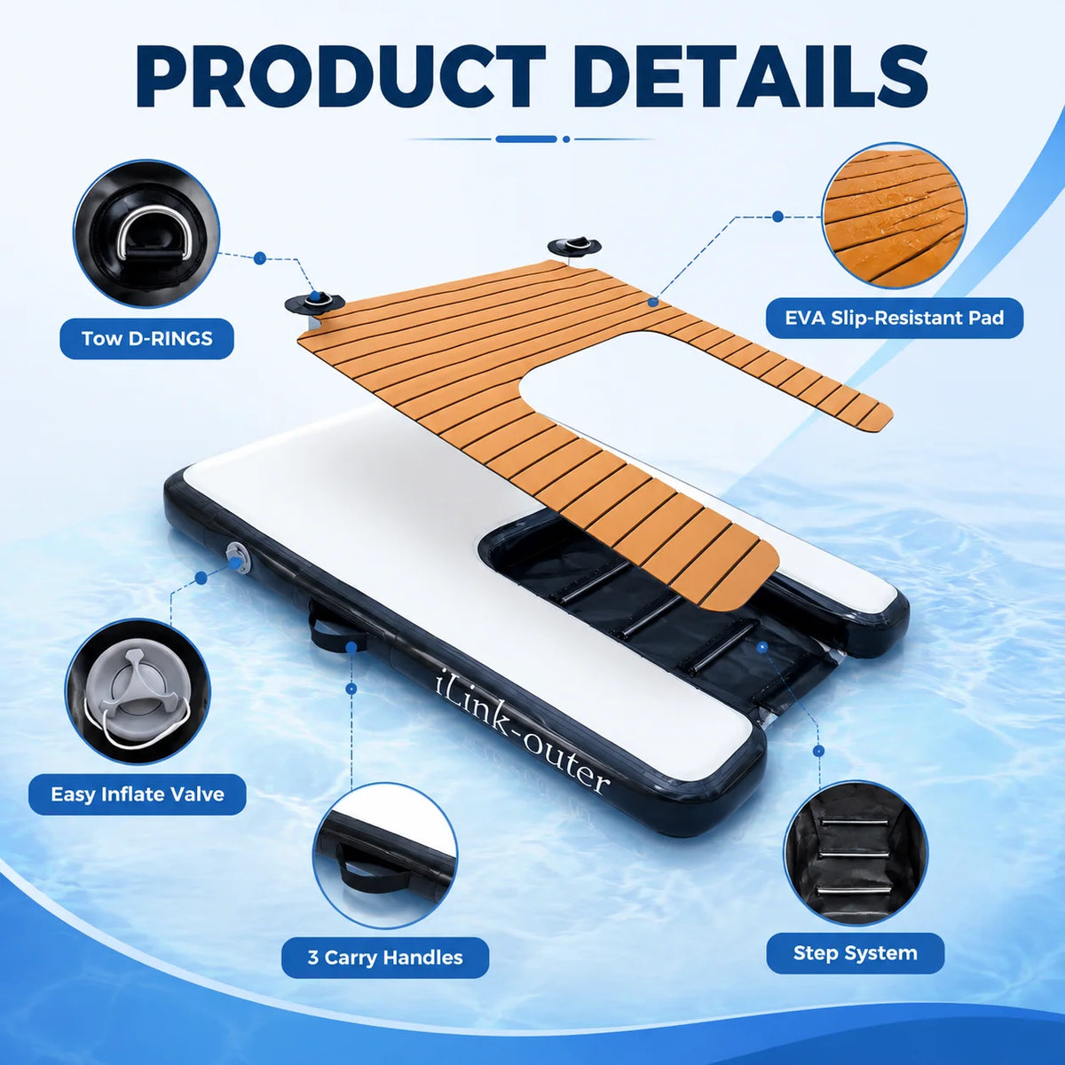 Portable Inflatable Dog Ramp For Safe Outdoor Pet Adventures