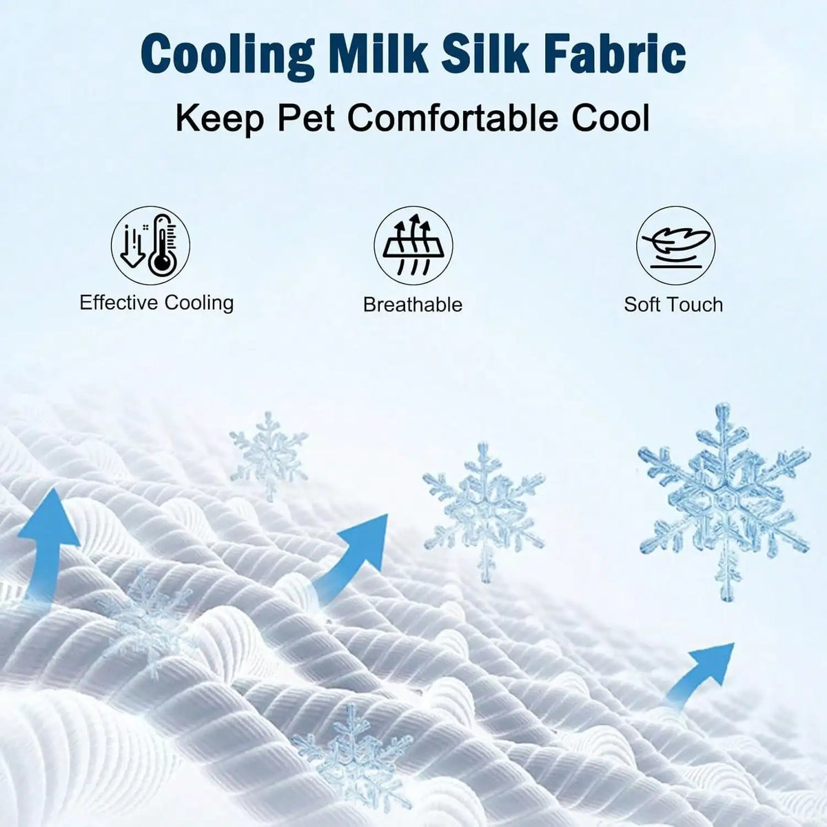 Machine Washable Ice Silk Cooling Mat For Small Pets