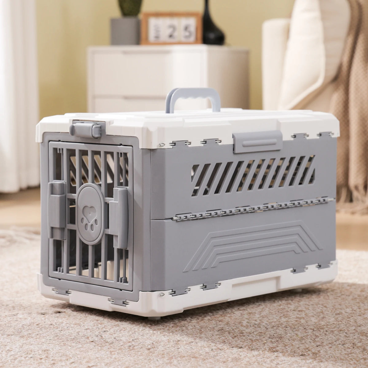 PAWZ Road Foldable Pet Travel Carrier With Secure Lock
