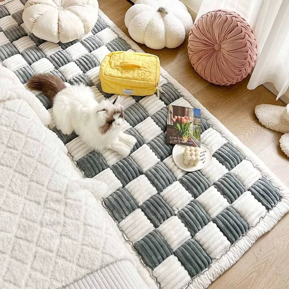 CWV Coral Fleece Dog Bed Waterproof Sofa Car Seat Cover