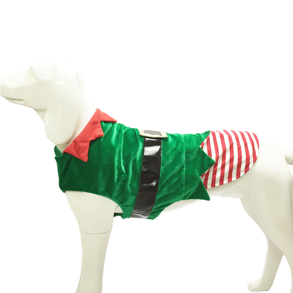 Santa Sleigh Ride Dog Costume